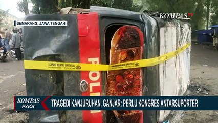Ganjar Pranowo soal Tragedi Sepak Bola Kanjuruhan: Perlu Kongres Antarsuporter Supaya Saling Jaga