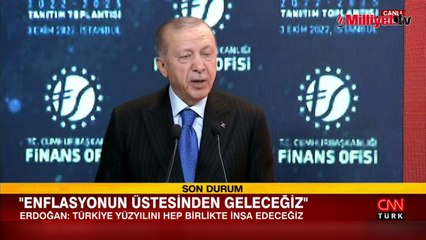 Cumhurbaşkanı Erdoğan'dan enflasyon mesajı
