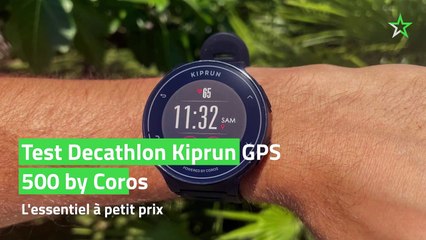 Test Decathlon Kiprun GPS 500 by Coros : l'essentiel à petit prix