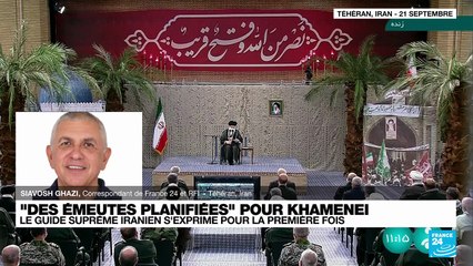 Iran : des "émeutes" fomentées par les Etats-Unis et Israël, selon le guide suprême Khamenei
