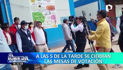 Elecciones 2022: Candidato al municipio de Cusco mostró su cédula ante la prensa