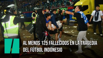 Diecisiete niños entre los 125 fallecidos en la tragedia del fútbol indonesio