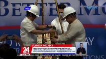 PBBM, pinangunahan ang groundbreaking ceremony ng Metro Manila Subway Project sa Pasig; biyahe sa subway mula Valenzuela hanggang Pasay, magiging 35 minuto na lang | 24 Oras