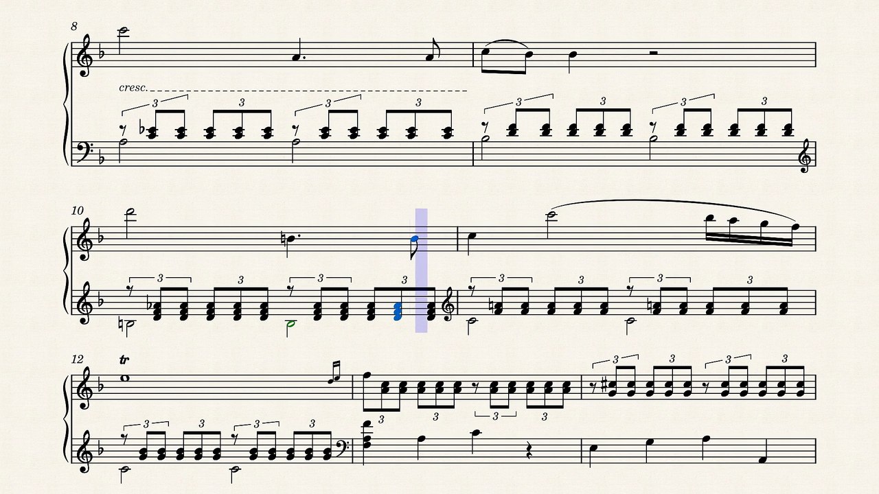 MOZART - Piano Concerto No. 21 K. 467 ANDANTE (Easy Piano Solo sheet music)
