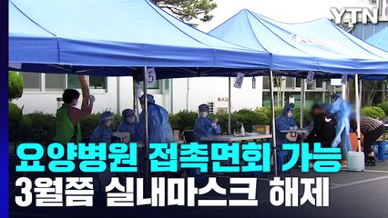 월요일 '13주 만에 최저' 1만2,150명...내일부터 요양병원 접촉면회 가능 / YTN