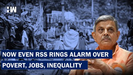 RSS Gen Secretary  Dattatreya Hosabale Flags Poverty,Jobs, Inequality; Hint For BJP?