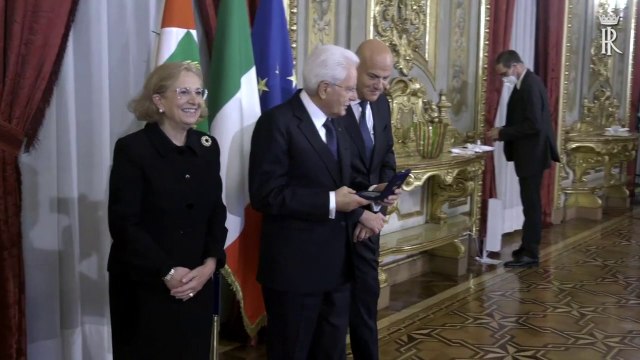 Mattarella alla premiazione degli Eni Award