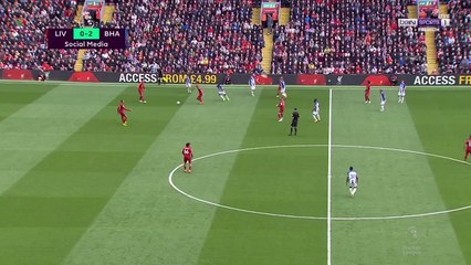 ملخص لمسات محمد صلاح في مباراة ليفربول وبرايتون -