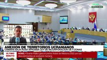 Informe desde Moscú: Cámara rusa aprobó ley para incorporar 4 territorios ucranianos