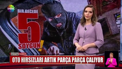 Oto hırsızları artık parça parça çalıyor
