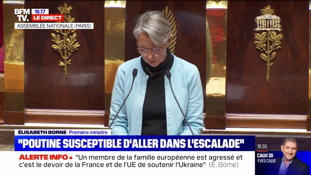 Élisabeth Borne sur la Russie: Les sanctions fonctionnent