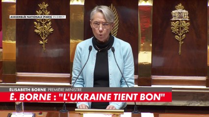 Elisabeth Borne : «la mascarade des référendums truqués menés dans l’est de l’Ukraine montre que la Russie se rend compte de sa propre fragilité»