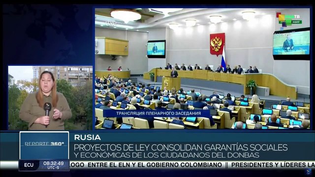 Rusia: Duma Estatal aprueba proyecto ley de adhesión de regiones del Donbás