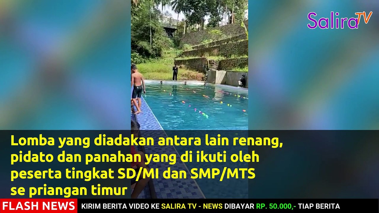 MTS PERSIS 80 AL-AMIN SINDANGKASIH CIAMIS MENANGKAN LOMBA RENANG