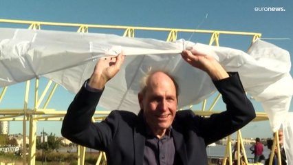 Theo Jansens Maschinenwesen am Strand