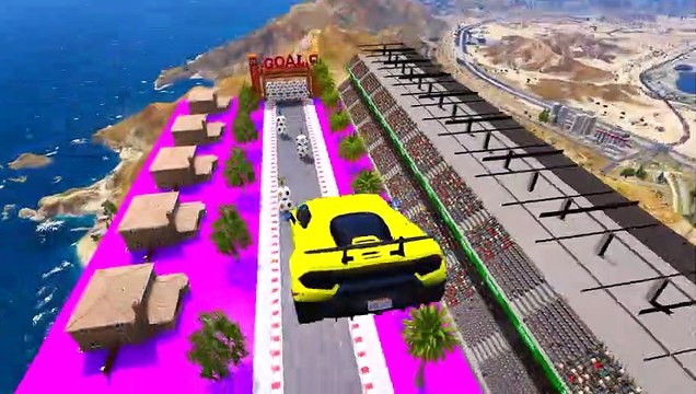 HOMBRE ARAÑA, CRAZY JAKE, GOKU com MOTOS e CARROS! Spiderman With Mega Ramps Racing - GTA 5 Mods