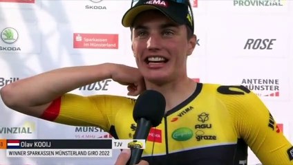 Tour de Münster 2022 - Olav Kooij : "It was a very good season for me !"