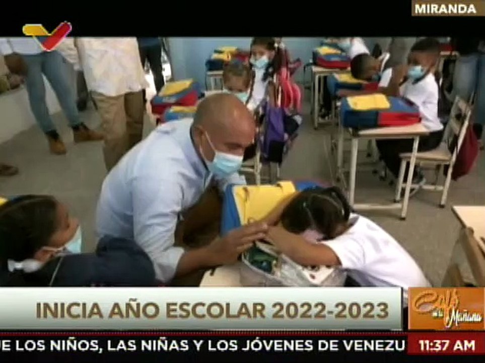 Más de medio millón de estudiantes mirandinos retornaron a las aulas este 3 de octubre