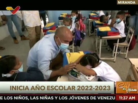 Más de medio millón de estudiantes mirandinos retornaron a las aulas este 3 de octubre