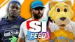 Baker Mayfield, DK Metcalf and Supermascot Rocky on Today's SI Feed