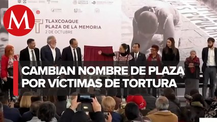Renombran como "Tlaxcoaque, plaza de la memoria" en honor a las víctimas de la matanza de Tlatelolco