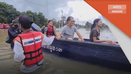 Taufan Noru | Tempias punca banjir di beberapa kawasan di Thailand