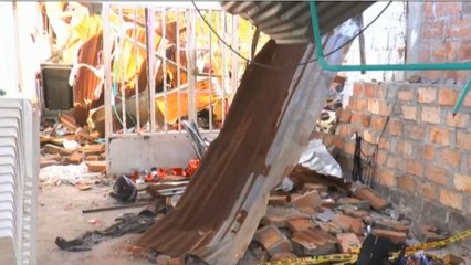 Dos muertos y 45 viviendas afectadas por explosión en Barrancabermeja
