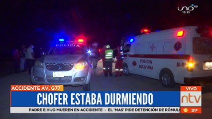Padre e hijo fallecieron en trágico accidente