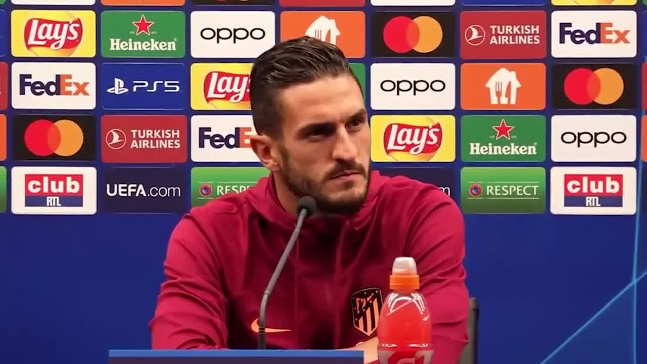 Rueda de prensa de Koke previa al Brujas - Atlético de Madrid