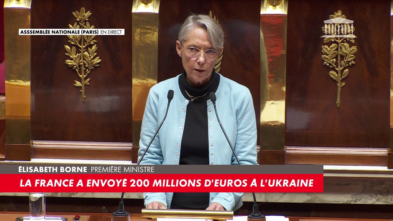 Elisabeth Borne : «Je vous confirme la mise en place à partir de fin novembre d'une aide pour nos compatriotes qui accueillent des déplacés ukrainiens chez eux»