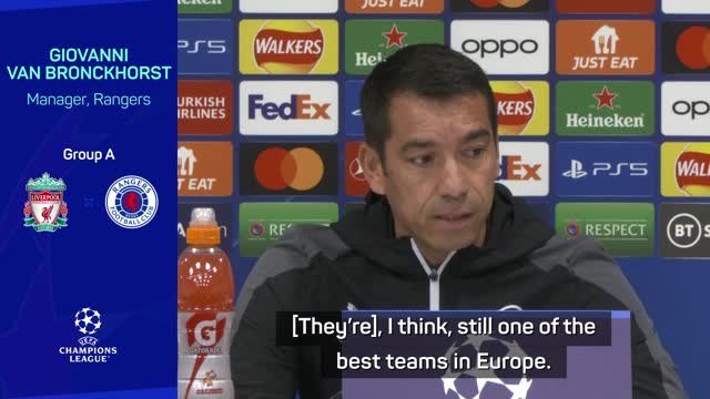 'Liverpool one of the best teams in Europe' - Van Bronckhorst
