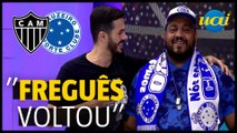 Fael recebe Hugão na Série A e zoa o Cruzeiro
