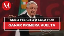 AMLO felicita a Lula da Silva por triunfo y hace llamado a una democracia sin fraudes