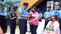 Policía asciende a oficiales en los diferentes distritos de Managua