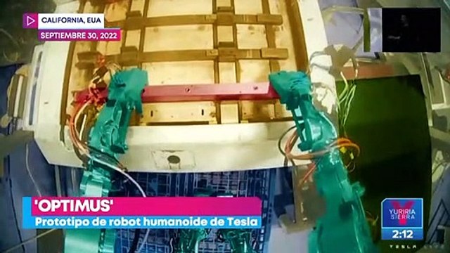 Tesla presenta a Optimus , prototipo de robot humanoide