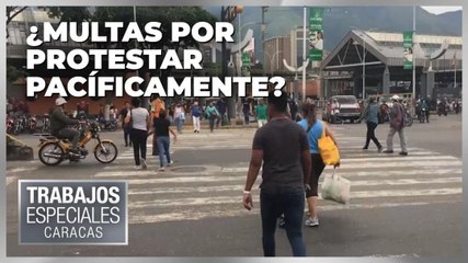 ¿Multas por protestar pacíficamente? – Especiales VPItv