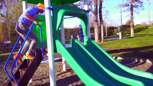 Blippi vista juegos infantiles al aire libre | Aprende con blippi | Videos educativos para niños