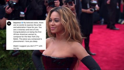 Beyonce Is ‘Proud’ Of Solange As She Becomes 1st Black Woman To Compose For NY Ballet