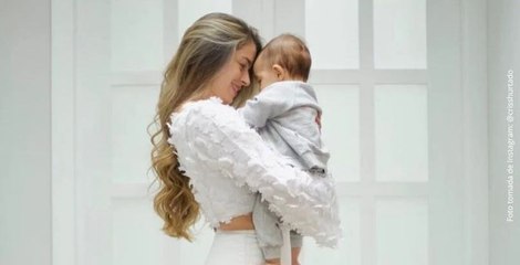 Con tierno video, Cristina Hurtado presumió el super poder de su hijo Mateo