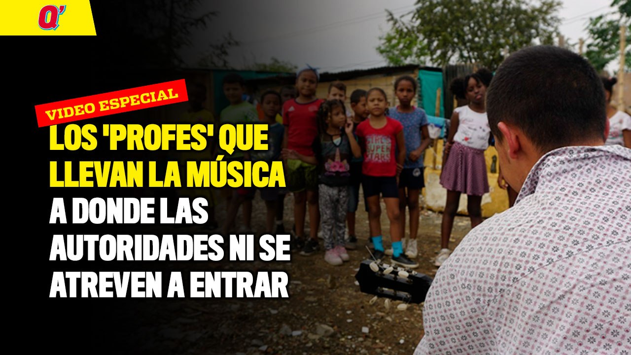 Los 'profes' que llevan la música a donde las autoridades ni se atreven a entrar | Qhubo Cali