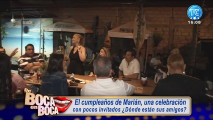 Marián Sabaté celebró su cumpleaños: "Con jovencitos, pero no sola"