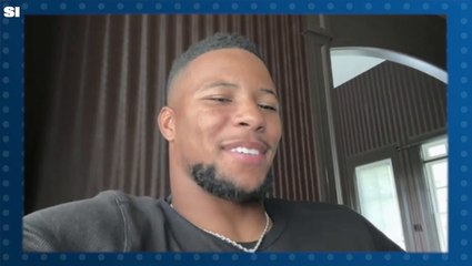 Saquon "Challenges" Nick Chubb to a Squat-Off