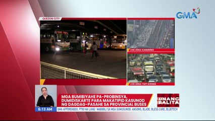 Mga bumibyahe pa-probinsya, dumidiskarte para makatipid kasunod ng dagdag-pasahe sa provincial buses | UB