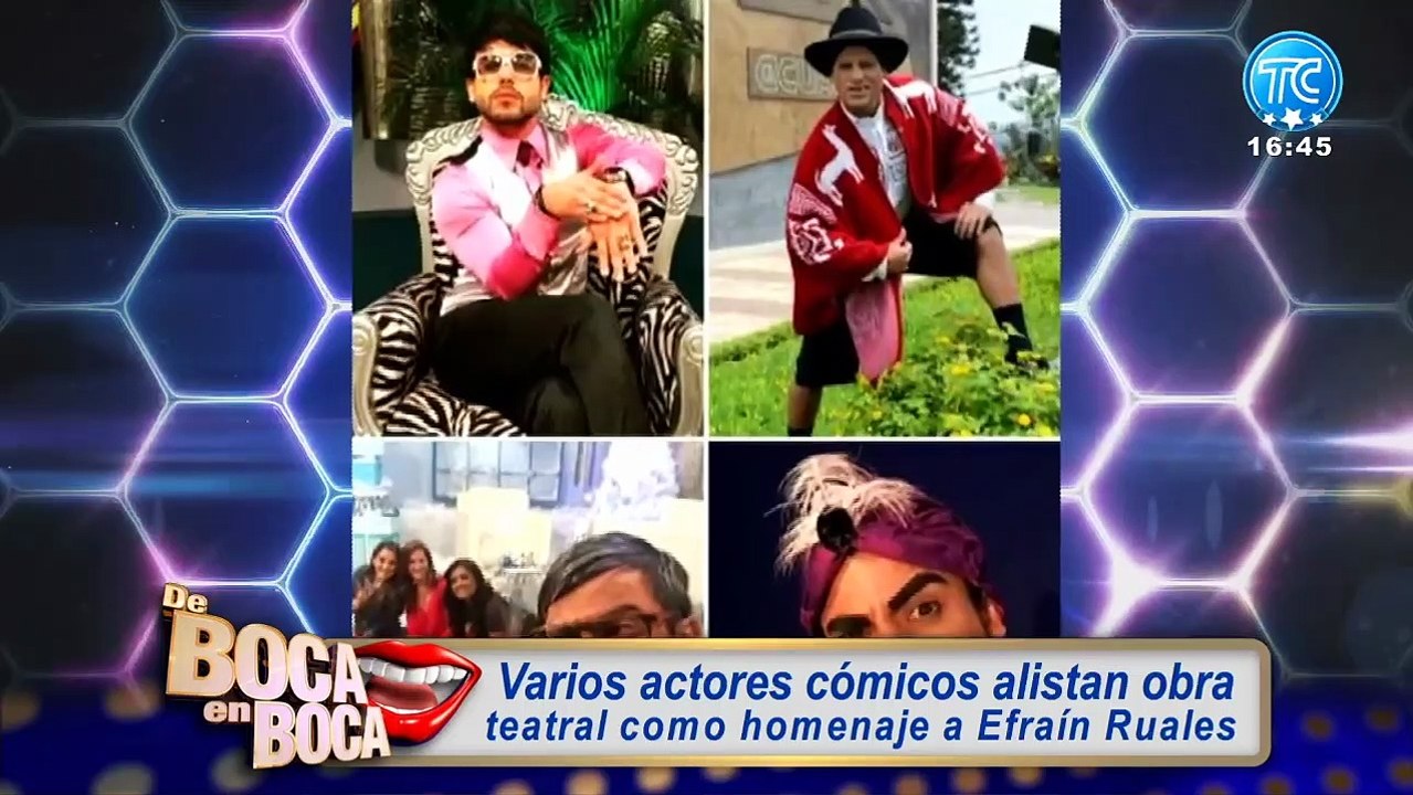 Hermano de Efraín Ruales prepara junto a varios actores una obra teatral en homenaje