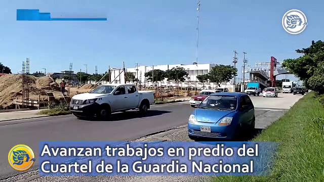 Avanzan trabajos en Cuartel de la Guardia Nacional de Coatzacoalcos