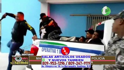 Se lambieron a nacho de moca y resulto un policia herido