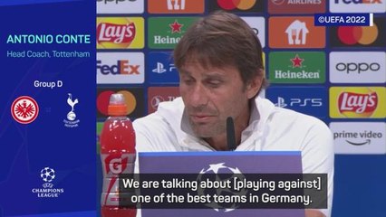 Conte calls on Spurs character ahead of Frankfurt test