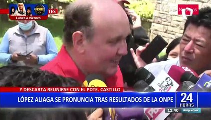 Rafael López Aliaga anuncia que convocará a Urresti para su equipo: "Quiero contar con él"
