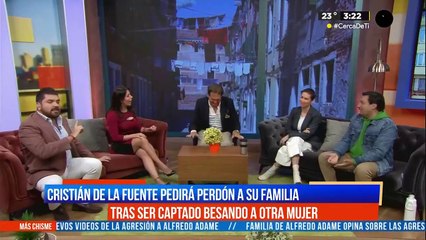 Cristián de la Fuente prefiere no hablar de su infidelidad