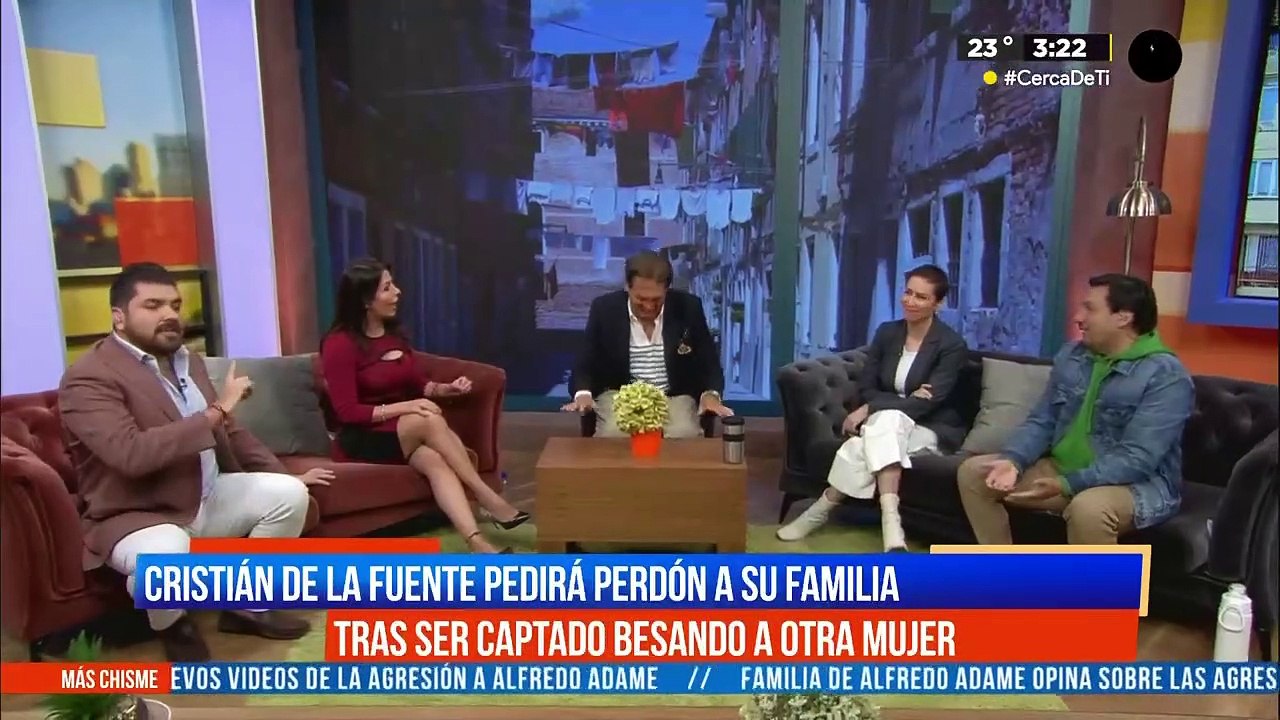 Cristián de la Fuente prefiere no hablar de su infidelidad